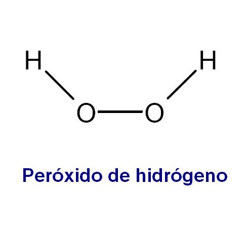 fórmula de peróxido de hidrógeno