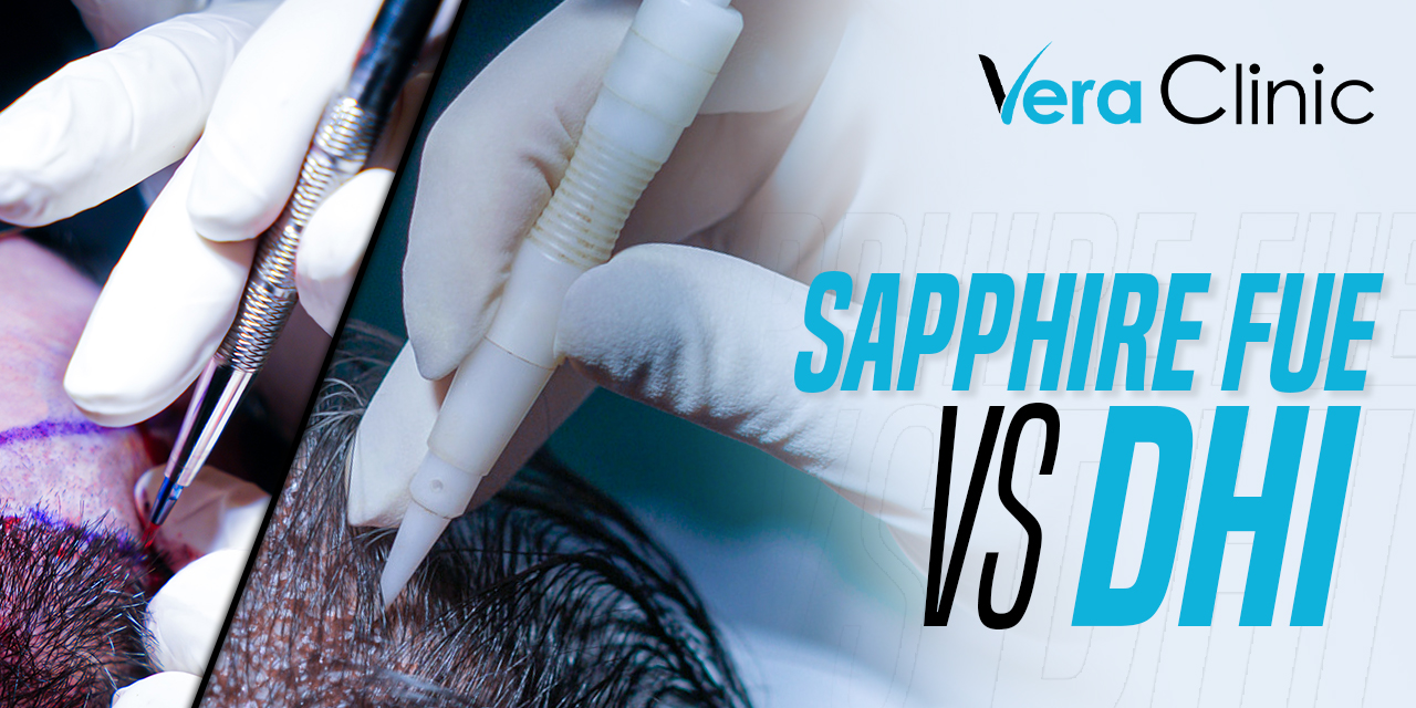 A Secret to a Successful Hair Transplant Sapphire FUE vs DHI? Vera