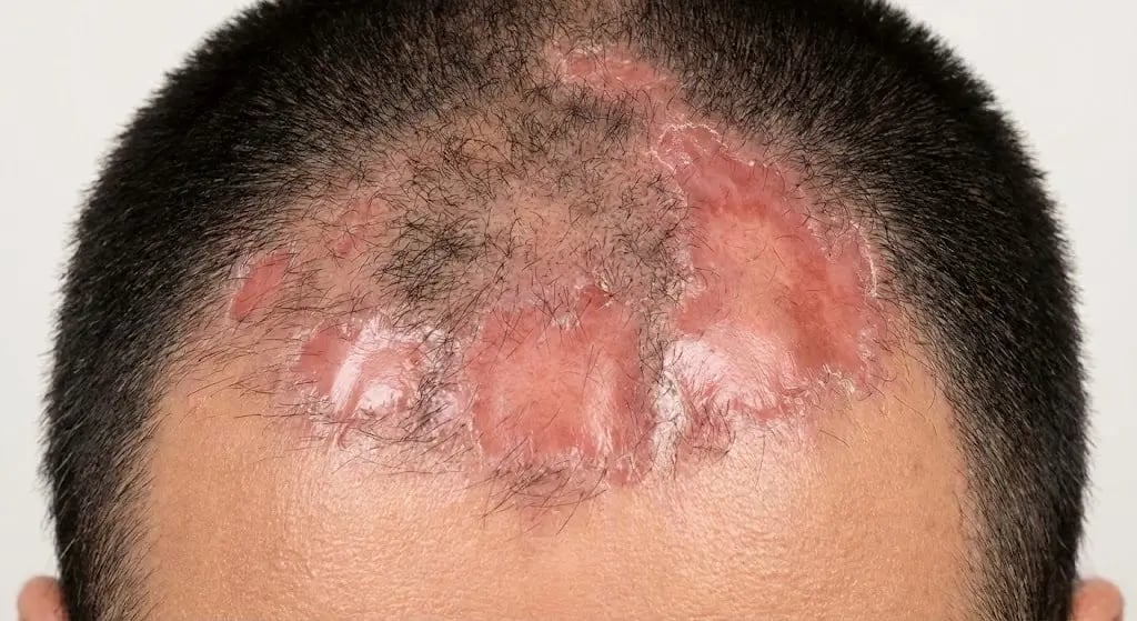 Alopecia cicatriziale negli uomini