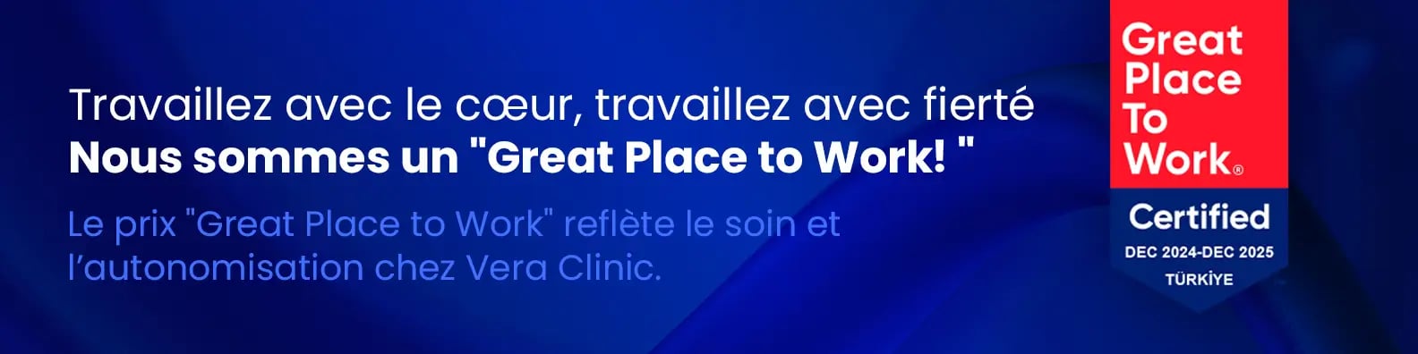 vera clinic great place to work FR