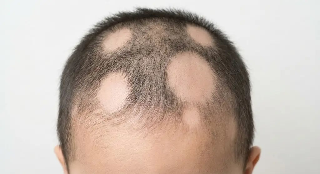 Alopecia areata en niños