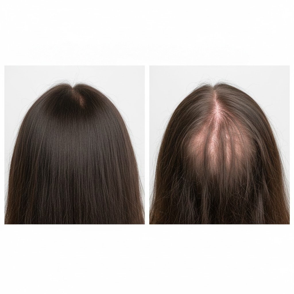 What Does Hair Look Like Before and After Sertraline Hair Loss?