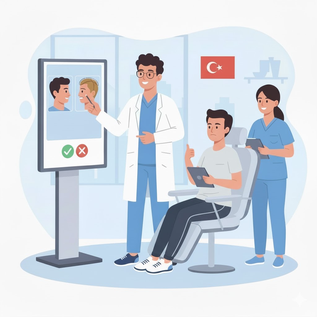 Hair Transplant Turkey Doctor Hairline Design