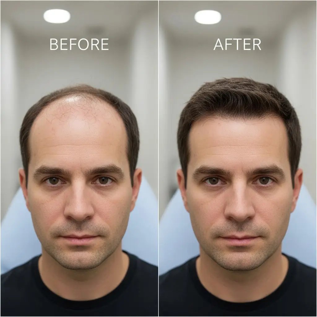 How Does Robotic Hair Transplant Look Like Before and After