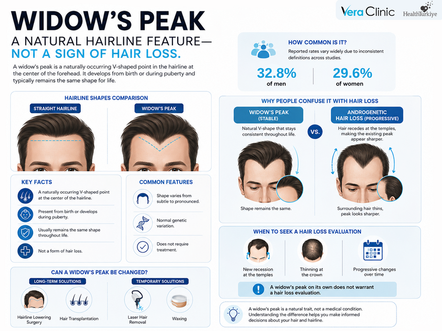widows peak